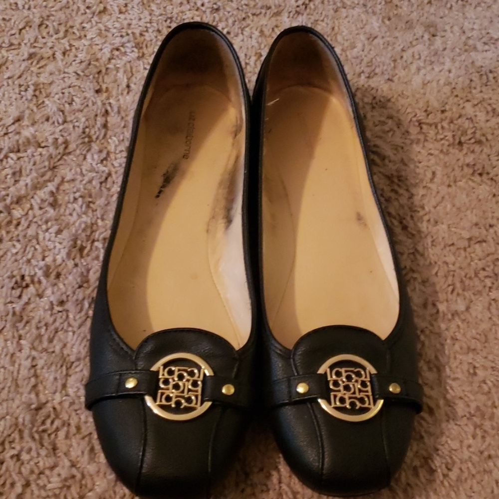 Black Flat Liz Claiborne shoes